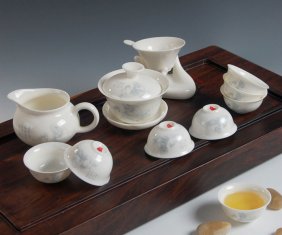 Gu Ci Gongfu - Bone China Tea Set