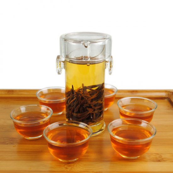 Glasses Tea Set - Click Image to Close