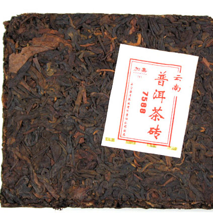 2007 Haiwan 7588 Jiajia Ripe Brick - Pu-erh Tea - Click Image to Close