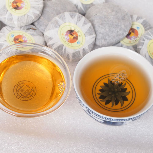 2008 Da Hei Shan Raw Cake - Pu-erh Tea - Click Image to Close